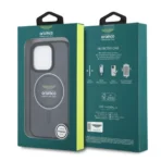 Aston Martin iPhone 16 Pro Backcover hoesje - Magsafe - Carbon Circle - Zilver - Afbeelding 8