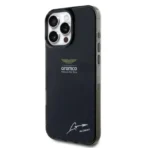 Aston Martin iPhone 16 Pro Backcover hoesje - IML F1 Car - Alonso Signature - Zwart - Image 4