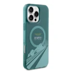 Aston Martin iPhone 16 Pro Max Backcover hoesje - Magsafe - IML F1 Car - Groen - Image 4