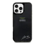 Aston Martin iPhone 16 Pro Backcover hoesje - IML F1 Car - Alonso Signature - Zwart - Image 3