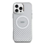 Aston Martin iPhone 16 Pro Backcover hoesje - Magsafe - IML Metal Gradient Squares - Transparant - Afbeelding 3