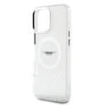 Aston Martin iPhone 16 Pro Backcover hoesje - Magsafe - IML Metal Gradient Squares - Transparant - Afbeelding 5