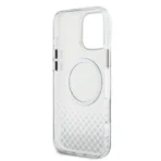 Aston Martin iPhone 16 Pro Backcover hoesje - Magsafe - IML Metal Gradient Squares - Transparant - Afbeelding 6