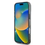 Aston Martin iPhone 16 Pro Max Backcover hoesje - Magsafe - IML Metal Gradient Squares - Zwart - Afbeelding 6
