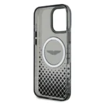 Aston Martin iPhone 16 Pro Max Backcover hoesje - Magsafe - IML Metal Gradient Squares - Zwart - Afbeelding 5