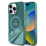 Aston Martin iPhone 16 Pro Max Backcover hoesje - Magsafe - IML F1 Car - Groen