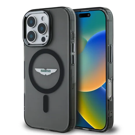 aston-martin-aston-martin-iphone-16-pro-max-backco.webp Aston Martin iPhone 16 Pro Backcover hoesje - Magsafe - IML Frosted Effect - Zwart - Image 1