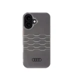 Audi iPhone 16 Backcover hoesje IML A6 - Zwart