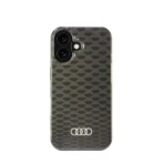 Audi iPhone 16 Backcover hoesje IML case - magsafe - Zwart