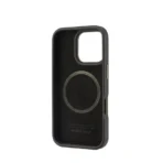Audi iPhone 16 Pro Backcover hoesje synthetic leather - magsafe - Zwart - Afbeelding 6