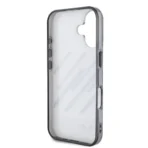 BMW iPhone 16 Backcover hoesje Random Stripes - Grijs - Afbeelding 5