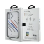 BMW iPhone 16 Backcover hoesje Random Stripes - Grijs - Afbeelding 8