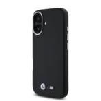 BMW iPhone 16 Backcover hoesje Smooth Full Wrapped Metal - Zwart - Afbeelding 5