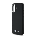 BMW iPhone 16 Backcover hoesje Smooth Full Wrapped Metal - Zwart - Afbeelding 3