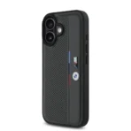 BMW iPhone 16 Backcover hoesje Tricolor Detail Line - Grijs - Afbeelding 4