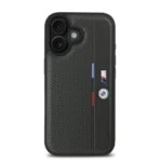 BMW iPhone 16 Backcover hoesje Tricolor Detail Line - Grijs - Afbeelding 2
