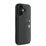 BMW iPhone 16 Backcover hoesje Tricolor Detail Line - Grijs - Afbeelding 3