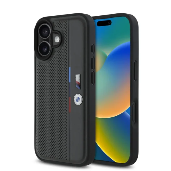 BMW iPhone 16 backcover grijs hoesje