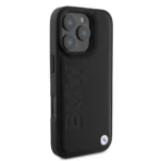 BMW iPhone 16 Pro Backcover hoesje Leather Hot Stamp - Zwart - Image 4