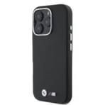 BMW iPhone 16 Pro Backcover hoesje M Edition Kevlar wrapped metal - Zwart - Afbeelding 3