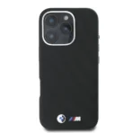 BMW iPhone 16 Pro Backcover hoesje M Edition Kevlar wrapped metal - Zwart - Afbeelding 4