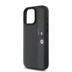 BMW iPhone 16 Pro Backcover hoesje Perforated Tricolor Detail Line - Grijs - Afbeelding 6