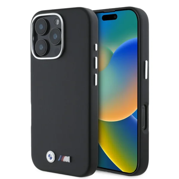 BMW iPhone 16 Pro hoesje zwart