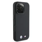 BMW iPhone 16 Pro Max Backcover hoesje Carbon Wrapped Metal - Zwart - Image 3