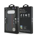 BMW iPhone 17 Air Backcover hoesje - MagSafe Kevlar Case With Printed Tricolor & Metal Logos - Zwart - Image 8