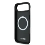 BMW iPhone 17 Air Backcover hoesje - MagSafe - Quilted Leather Case With Metal Logo - Zwart - Image 6