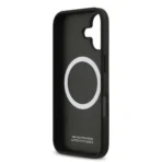 BMW iPhone 17 Backcover hoesje - MagSafe Kevlar Case With Printed Tricolor & Metal Logos - Zwart - Image 5