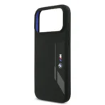 BMW iPhone 17 Pro Max Backcover hoesje - MagSafe - Liquid Silicone Case With Vertical Logo - Zwart - Image 5