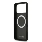BMW iPhone 17 Pro Backcover hoesje - MagSafe Kevlar Case With Printed Tricolor & Metal Logos - Zwart - Afbeelding 7