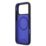 BMW iPhone 17 Pro Max Backcover hoesje - MagSafe - Liquid Silicone Case With Metal Logos - Zwart - Image 5