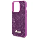 APPLE iPhone 15 PRO MAX ORIGINELE CASE GUESS DISCO METALEN HARDCASE FUCHSIA HOESJE - Image 2