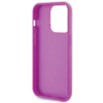 APPLE iPhone 15 PRO MAX ORIGINELE CASE GUESS DISCO METALEN HARDCASE FUCHSIA HOESJE - Image 4