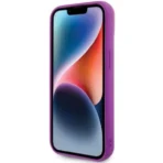 APPLE iPhone 15 ORIGINELE CASE GUESS DISCO METALEN HARDCASE FUCHSIA HOESJE - Image 5