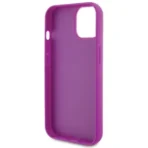 APPLE iPhone 15 ORIGINELE CASE GUESS DISCO METALEN HARDCASE FUCHSIA HOESJE - Image 3