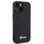 APPLE iPhone 15 ORIGINELE CASE GUESS DISCO METALEN HARDCASE ZWART HOESJE - Image 6