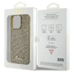 APPLE iPhone 15 PRO MAX ORIGINELE CASE GUESS DISCO METALEN HARDCASE GOUDE HOESJE - Image 6