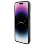 APPLE iPhone 15 PRO MAX ORIGINELE CASE GUESS DISCO METALEN HARDCASE ZWART HOESJE - Image 2