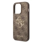 APPLE iPhone 15 PRO MAX ORIGINEEL GUESS HOESJE 4G BIG METAL LOGO BRUIN HOESJE - Image 4