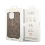 APPLE iPhone 15 PRO MAX ORIGINEEL GUESS HOESJE 4G BIG METAL LOGO BRUIN HOESJE - Image 2