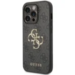 APPLE iPhone 15 PRO ORIGINEEL GUESS HOESJE 4G BIG METAL LOGO GRIJS HOESJE - Image 7