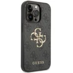 APPLE iPhone 15 PRO ORIGINEEL GUESS HOESJE 4G BIG METAL LOGO GRIJS HOESJE - Image 6