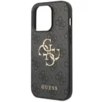 APPLE iPhone 15 PRO ORIGINEEL GUESS HOESJE 4G BIG METAL LOGO GRIJS HOESJE - Image 4