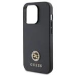 APPLE iPhone 15 PLUS ORIGINEEL GUESS HOESJE 4G BIG METAL LOGO ZWART HOESJE