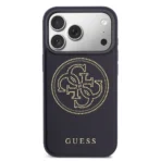 Guess 17 Pro Backcover hoesje - MagSafe - 4G Perforated Logo - Navy - Image 3