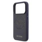 Guess 17 Pro Backcover hoesje - MagSafe - 4G Perforated Logo - Navy - Image 6
