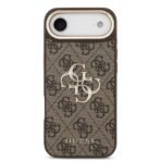 Guess iPhone 17 Air Backcover hoesje - 4G - Big Metal Logo - Gold Edge - Bruin - Image 3